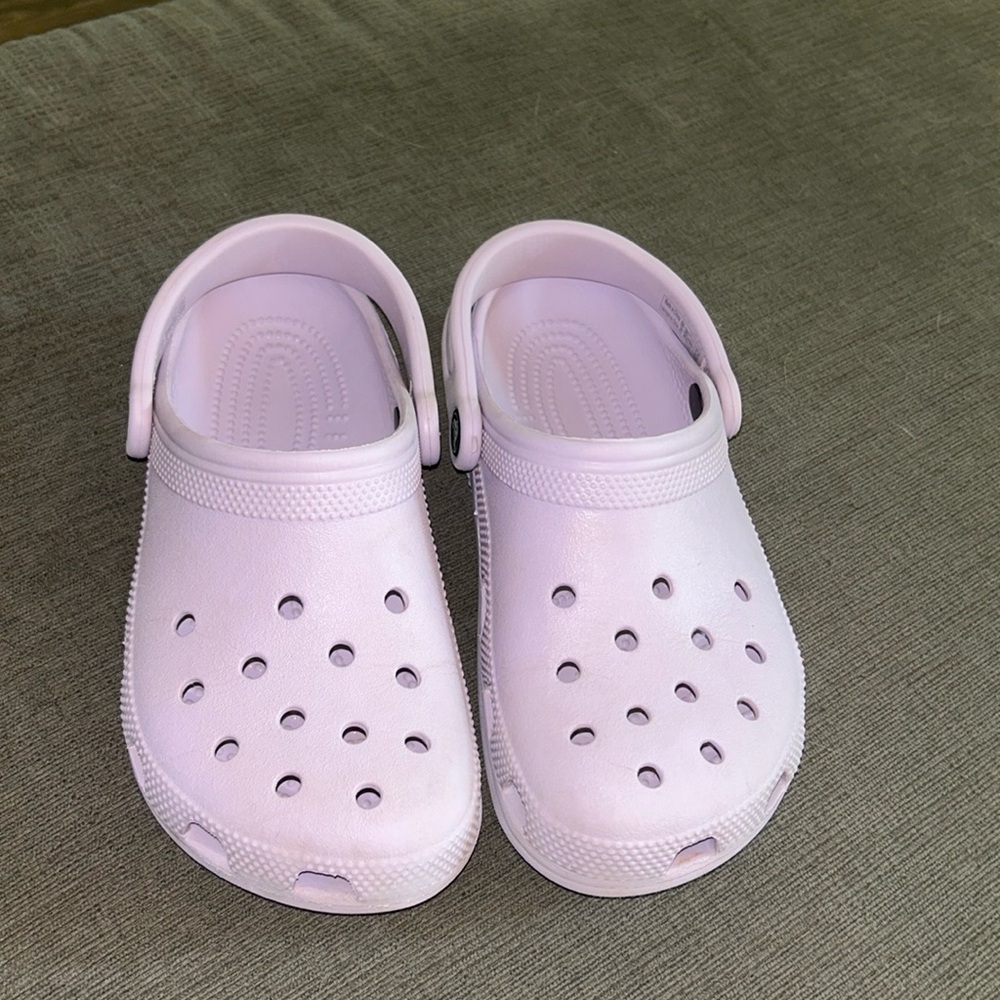 Purple crocs